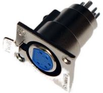 Разъем XLR 5P гнездо Pro Legend металл на корпус, PL2195