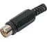 Разъем RCA гнездо Pro Legend пластик на кабель, черный, PL2151 1