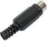Разъем RCA гнездо Pro Legend пластик на кабель, черный, PL2151 3