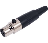 Разъем mini XLR 3P гнездо Pro Legend на кабель, PL2197