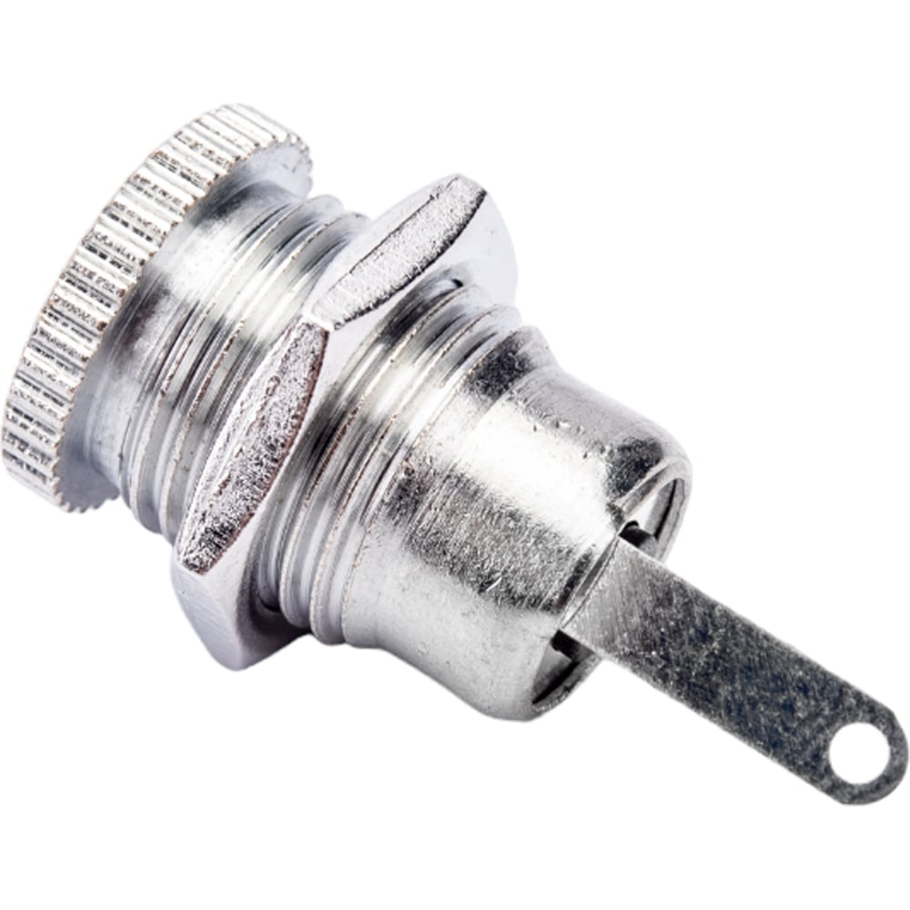 Разъем питания 5.5x2.1мм гнездо Pro Legend металл на корпус с гайкой ...