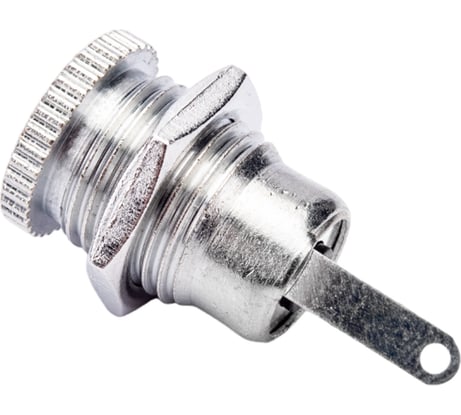 Разъем питания 5.5x2.1мм гнездо Pro Legend металл на корпус с гайкой, PL2318