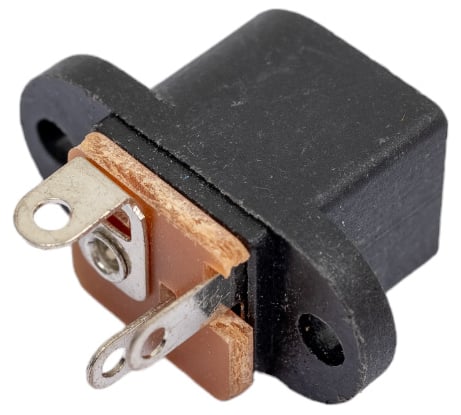 Разъем питания 5.5x2.1мм гнездо Pro Legend с отключением пластик на корпус, PL2319