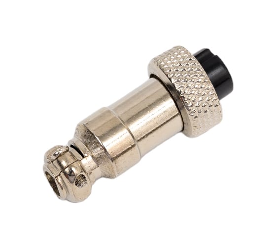 Разъем MIC12 6P гнездо Pro Legend металл на кабель, PL2218