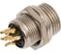Разъем MIC12 6P штекер Pro Legend металл на корпус, PL2224 2