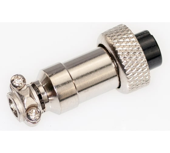 Разъем MIC12 3P гнездо Pro Legend металл на кабель, PL2215