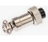 Разъем MIC12 3P гнездо Pro Legend металл на кабель, PL2215 2