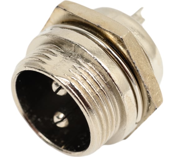 Разъем MIC16 2P штекер Pro Legend металл на корпус, PL2206