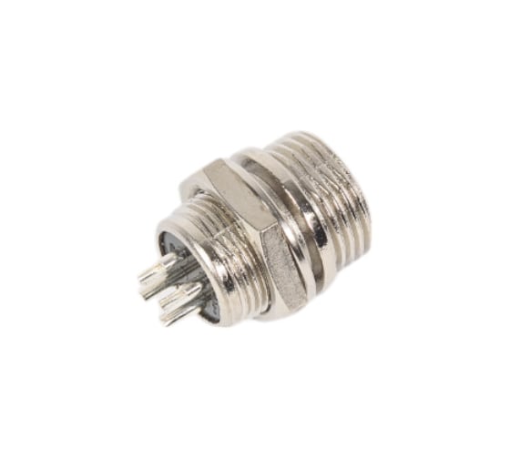 Разъем MIC12 4P штекер Pro Legend металл на корпус, PL2222