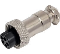 Разъем MIC12 5P гнездо Pro Legend металл на кабель, PL2217