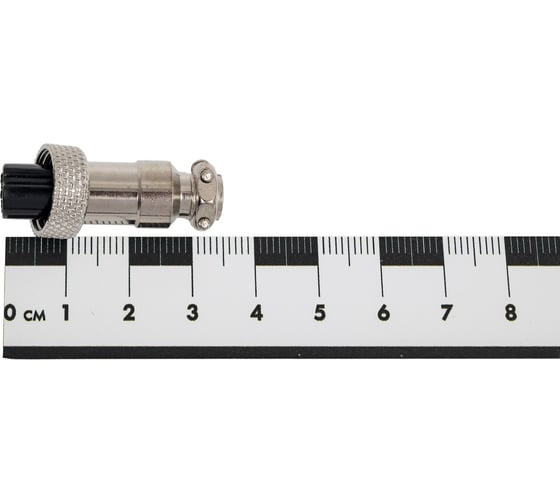 Разъем MIC12 5P гнездо Pro Legend металл на кабель, PL2217