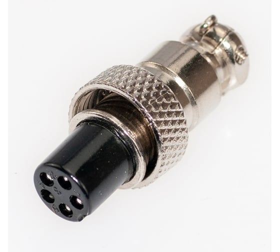 Разъем MIC12 5P гнездо Pro Legend металл на кабель, PL2217 1