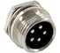 Разъем MIC12 5P штекер Pro Legend металл на корпус, PL2223 3