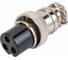Разъем MIC16 3P гнездо Pro Legend металл на кабель, PL2201 3