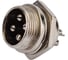 Разъем MIC16 4P штекер Pro Legend металл на корпус, PL2208 3