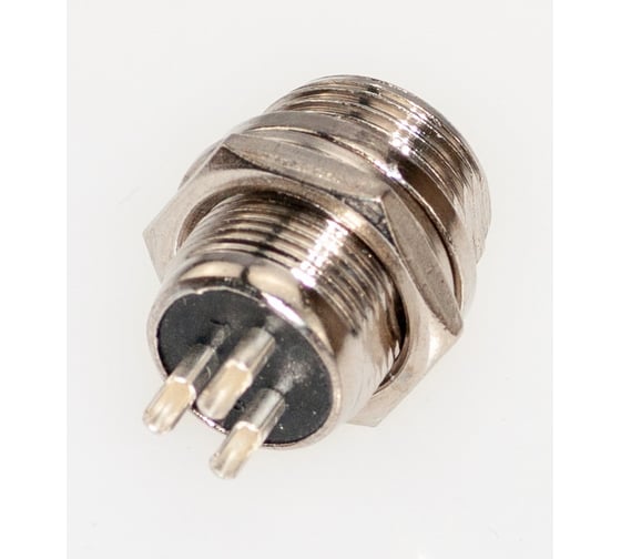 Разъем MIC12 3P штекер Pro Legend металл на корпус, PL2221