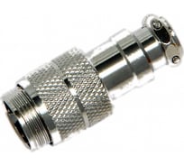 Разъем MIC16 4P штекер Pro Legend металл на кабель, PL2212