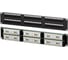 Патч-панель NewMaX 19", 48 портов RJ-45, категория 5e, UTP, 2U, с возможность установки заднего органайзера, NM-PPU48C 1