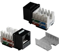 Вставка Keystone RJ-45 TWT категория 6, черная, 90 градусов, -OK45UTP/6-BK
