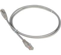 Патч-корд RJ45 - RJ45 TWT 4 пары, UTP, категория 5е, 30 м, серый, 45-45-30-GY