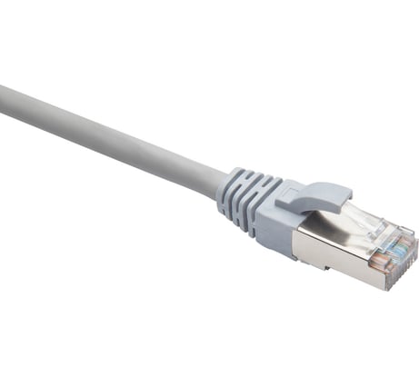 Коммутационный шнур DATAREX f/utp, категория 5e, lszh, нга-hf, 2,0 м, серый DR-191009