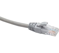 Коммутационный шнур DATAREX u/utp, категория 6, lszh, нга-hf, 0,5 м, серый DR-201005