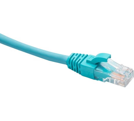 Коммутационный шнур DATAREX u/utp, категория 5e, lszh, нга-hf, 7,0 м, бирюзовый DR-181617