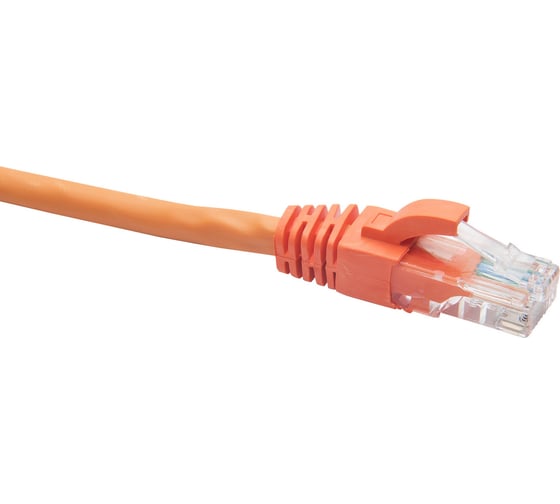 Коммутационный шнур DATAREX u/utp, категория 5e, lszh, нга-hf, 15,0 м, оранжевый DR-181825