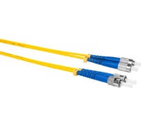 Оптический коммутационный шнур DATAREX патч-корд, fc-st, duplex, os2, нга-hf, желтый, 15 м DR-222348