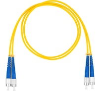 Оптический коммутационный шнур DATAREX патч-корд fc-fc duplex os2 нга-hf желтый 1,5 м DR-222242