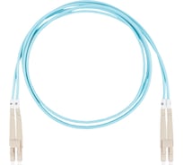 Оптический коммутационный шнур DATAREX патч-корд lc-lc duplex om3 нга-hf бирюзовый 15 м DR-220068