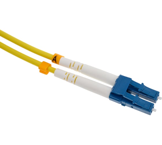 Оптический коммутационный шнур DATAREX патч-корд lc-lc duplex os2 нга-hf желтый 1,0 м DR-220041