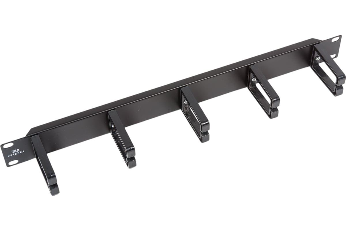 Кабельный организатор DATAREX 19 дюймов 1u с пластиковыми кольцами ...