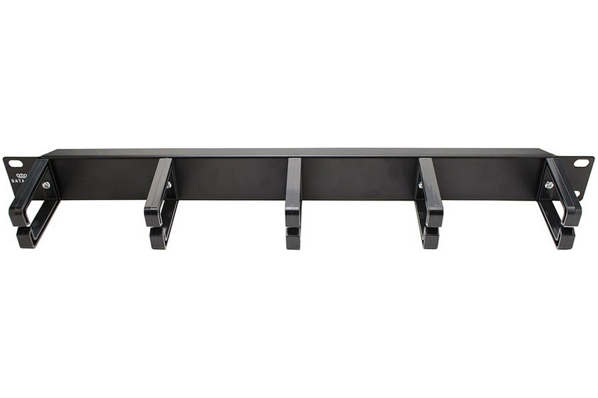 Кабельный организатор DATAREX 19 дюймов 1u с пластиковыми кольцами ...