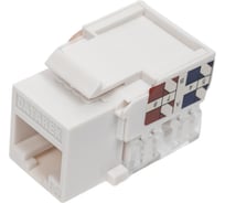 Розеточный модуль DATAREX keystone кат 6 utp 1xrj45 t568a/b белый DR-5103