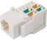 Розеточный модуль DATAREX keystone кат 5e utp 1xrj45 t568a/b белый DR-5102 2