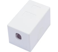 Корпус розетки для модуля DATAREX keystone 1 порт белый DR-5001