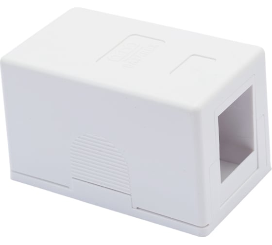 Корпус розетки для модуля DATAREX keystone 1 порт белый DR-5001