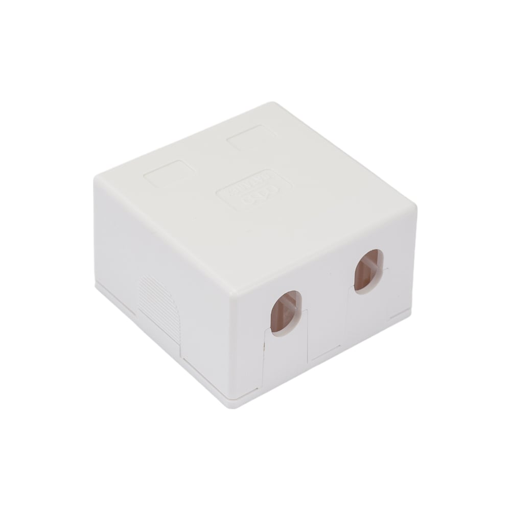 Корпус розетки для модуля DATAREX keystone 2 порта белый DR-5002 ...