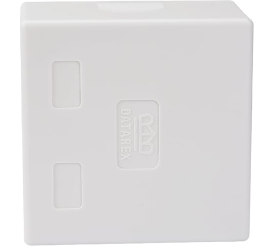 Корпус розетки для модуля DATAREX keystone 2 порта белый DR-5002