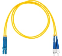 Оптический коммутационный шнур (патч-корд) DATAREX lc-fc duplex os2 нга-hf желтый 1,0 м DR-220241