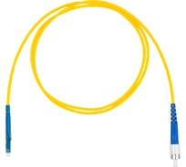 Оптический коммутационный шнур (патч-корд) DATAREX lc-fc simplex os2 нга-hf желтый 5,0 м DR-220205