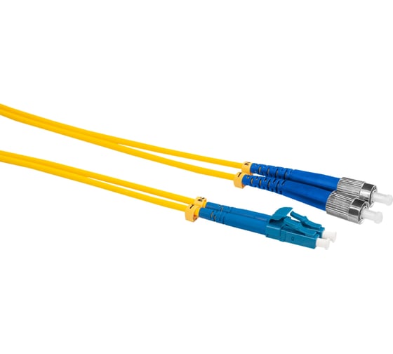 Оптический коммутационный шнур (патч-корд) DATAREX lc-fc duplex os2 нга-hf желтый 3,0 м DR-220244