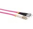 Оптический коммутационный шнур (патч-корд) DATAREX lc-fc duplex om4 нга-hf маджента 10 м DR-220277 2