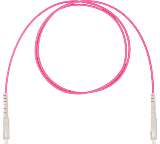 Оптический коммутационный шнур DATAREX патч-корд sc-sc simplex om4 нга-hf маджента 15 м DR-221138 1