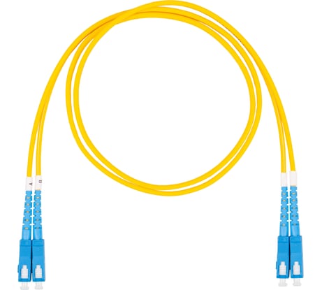 Оптический коммутационный шнур DATAREX патч-корд sc-sc duplex os2 нга-hf желтый 5,0 м DR-221145