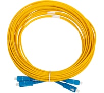 Оптический коммутационный шнур DATAREX патч-корд sc-sc duplex os2 нга-hf желтый 7,0 м DR-221146