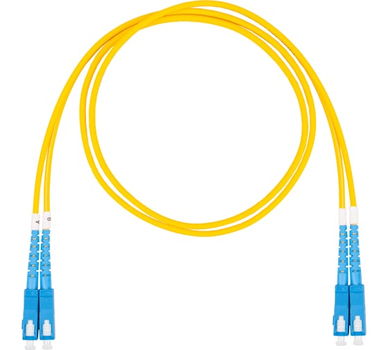 Оптический коммутационный шнур DATAREX патч-корд sc-sc duplex os2 нга-hf желтый 7,0 м DR-221146 1