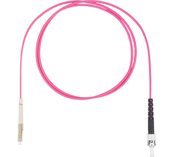 Оптический коммутационный шнур (патч-корд) DATAREX lc-st simplex om4 нга-hf маджента 2,0 м DR-220333