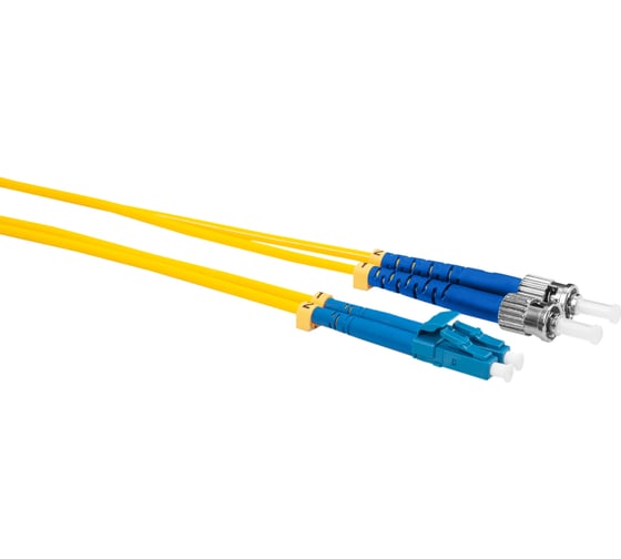 Оптический коммутационный шнур (патч-корд) DATAREX lc-st duplex os2 нга-hf желтый 20 м DR-220349